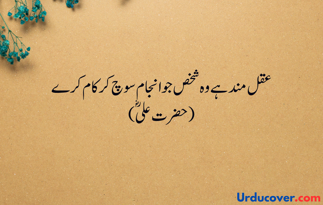 Hazrat Ali Quotes in Urdu 