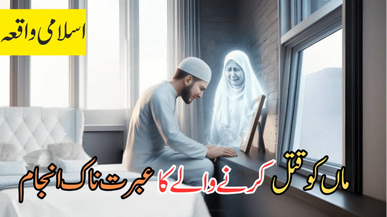 ISLAMIC STORY   ماں کو قتل کرنے والے کاعبرت ناک انجام