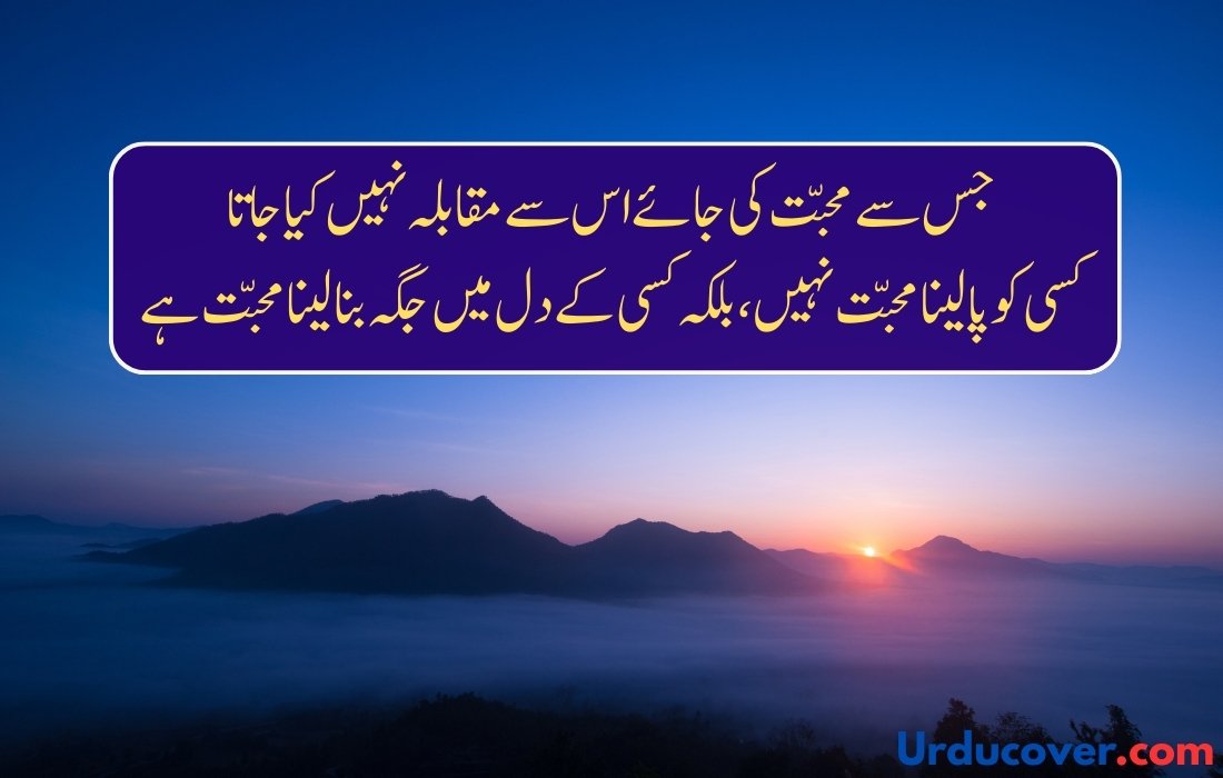 Love Quotes in Urdu